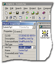 TSxInfoTip component properties